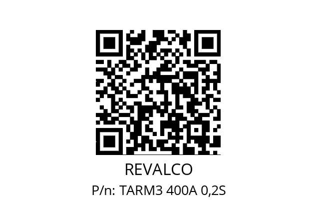   REVALCO TARM3 400A 0,2S