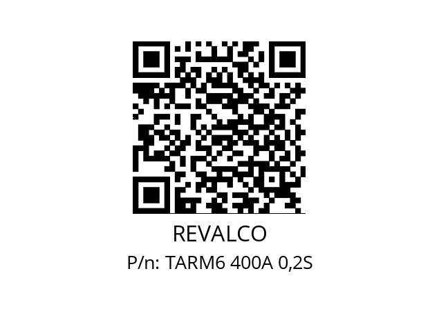   REVALCO TARM6 400A 0,2S