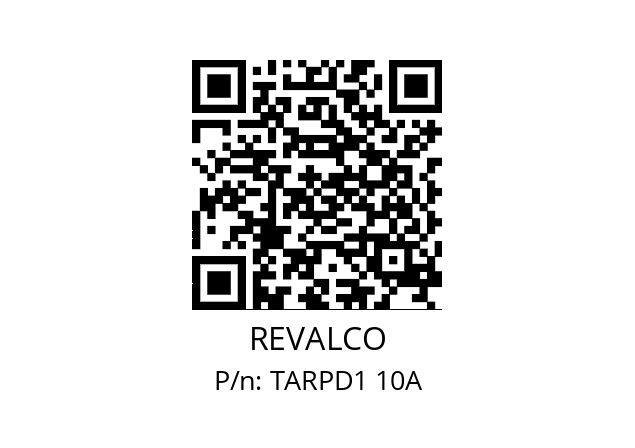   REVALCO TARPD1 10A