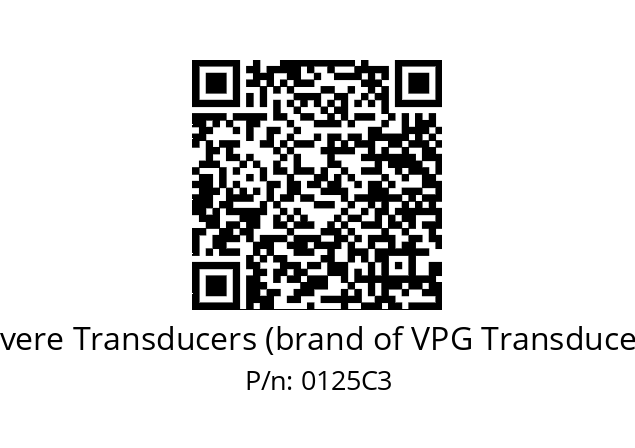   Revere Transducers (brand of VPG Transducers) 0125C3