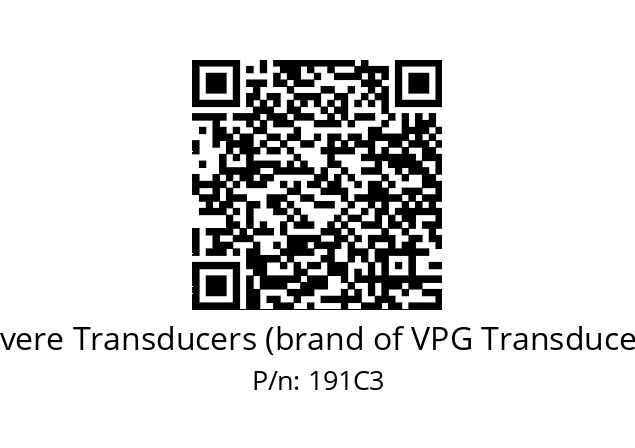  RLC-1t-C3 Revere Transducers (brand of VPG Transducers) 191C3