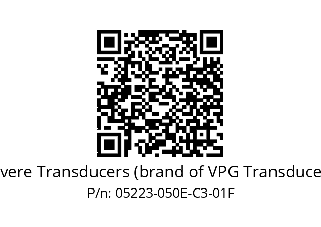   Revere Transducers (brand of VPG Transducers) 05223-050E-C3-01F