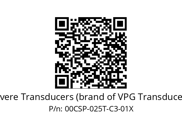   Revere Transducers (brand of VPG Transducers) 00CSP-025T-C3-01X