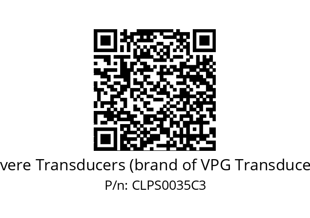   Revere Transducers (brand of VPG Transducers) CLPS0035C3