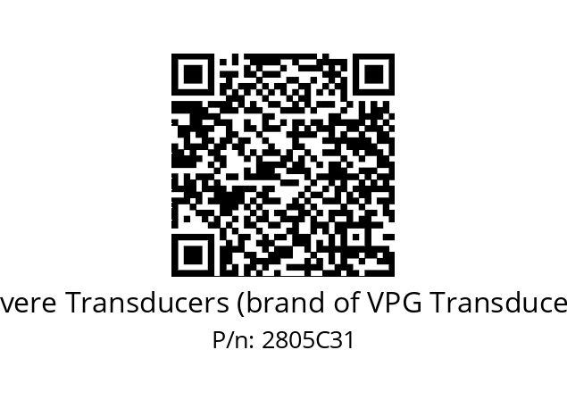   Revere Transducers (brand of VPG Transducers) 2805C31