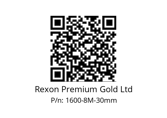   Rexon Premium Gold Ltd 1600-8M-30mm