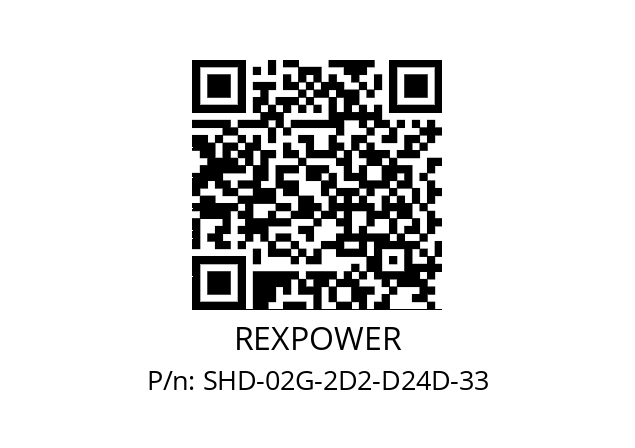   REXPOWER SHD-02G-2D2-D24D-33