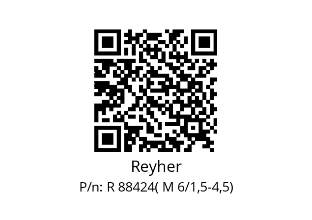   Reyher R 88424( M 6/1,5-4,5)