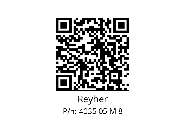   Reyher 4035 05 M 8