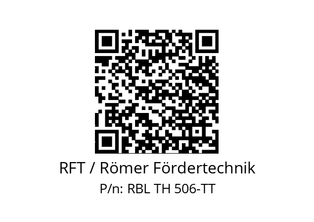   RFT / Römer Fördertechnik RBL TH 506-TT