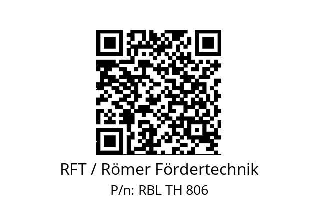   RFT / Römer Fördertechnik RBL TH 806