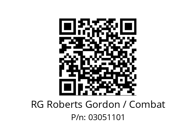   RG Roberts Gordon / Combat 03051101