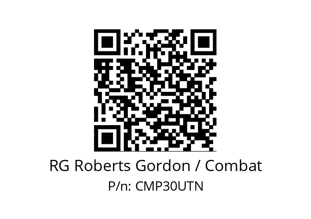   RG Roberts Gordon / Combat CMP30UTN