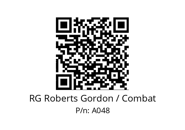   RG Roberts Gordon / Combat A048