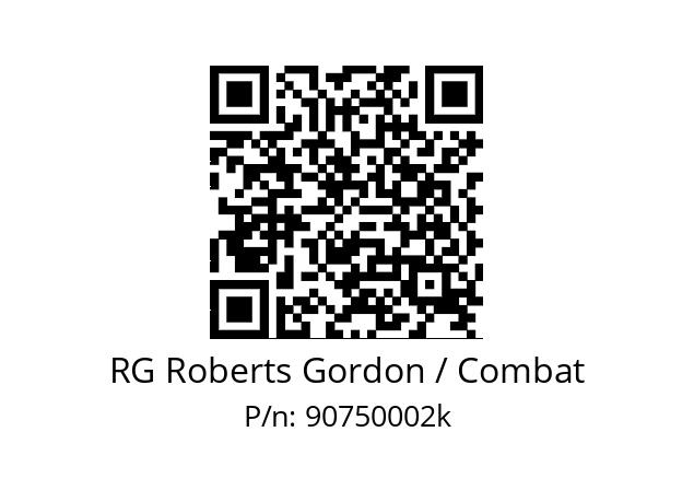   RG Roberts Gordon / Combat 90750002k