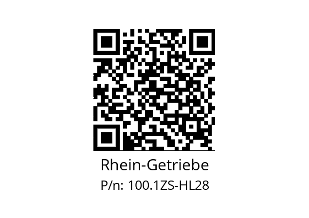   Rhein-Getriebe 100.1ZS-HL28