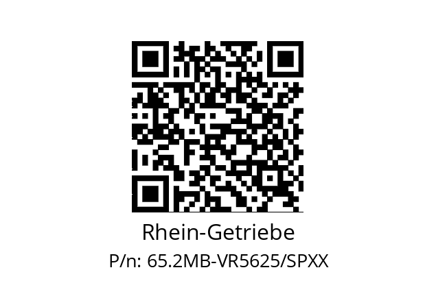   Rhein-Getriebe 65.2MB-VR5625/SPXX