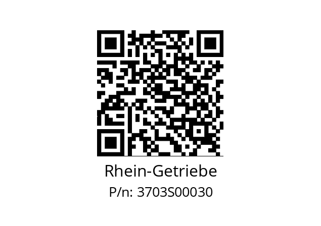   Rhein-Getriebe 3703S00030