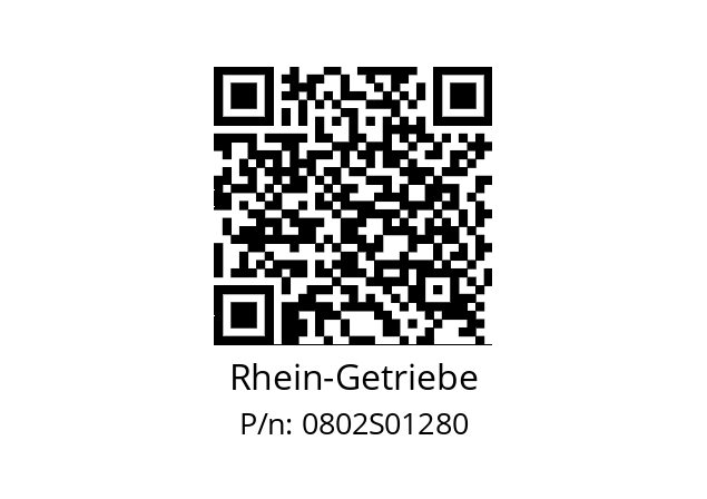   Rhein-Getriebe 0802S01280