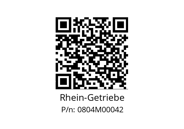   Rhein-Getriebe 0804M00042