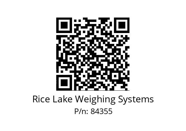   Rice Lake Weighing Systems 84355