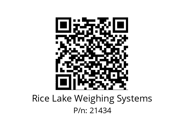   Rice Lake Weighing Systems 21434