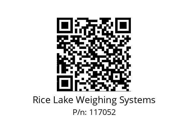   Rice Lake Weighing Systems 117052