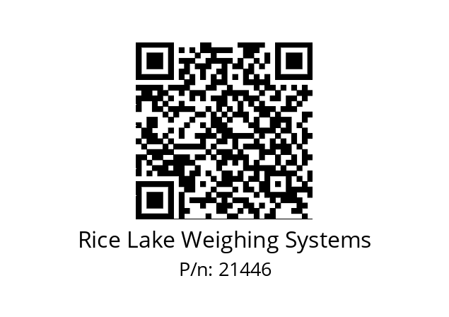   Rice Lake Weighing Systems 21446