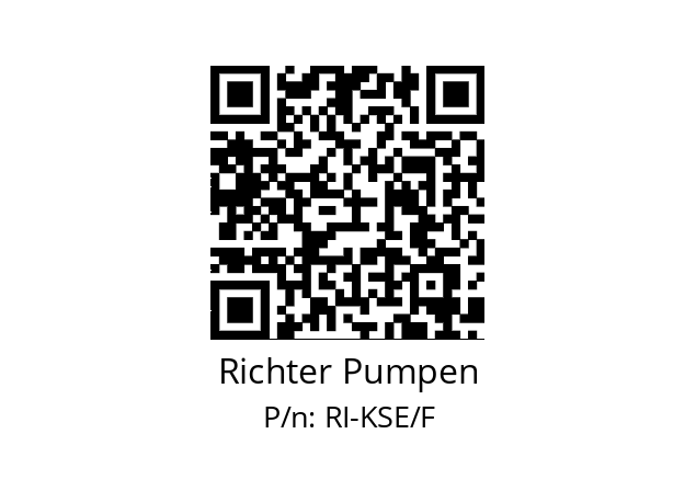   Richter Pumpen RI-KSE/F