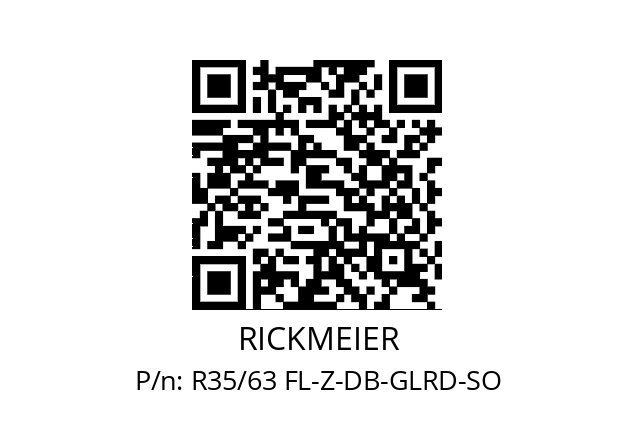   RICKMEIER R35/63 FL-Z-DB-GLRD-SO