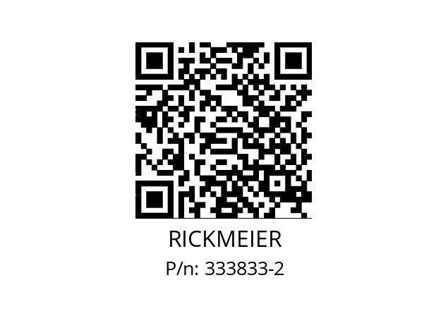   RICKMEIER 333833-2