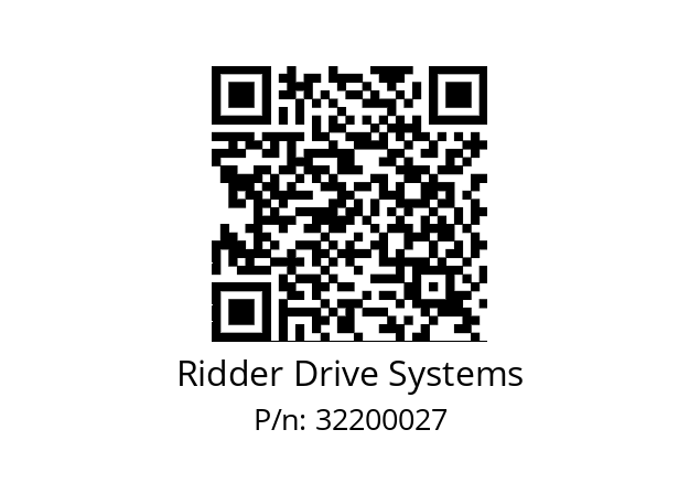   Ridder Drive Systems 32200027