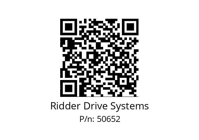   Ridder Drive Systems 50652