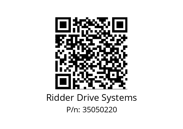   Ridder Drive Systems 35050220