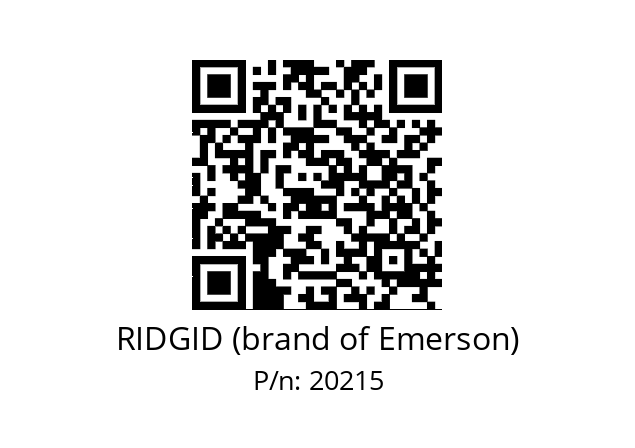   RIDGID (brand of Emerson) 20215