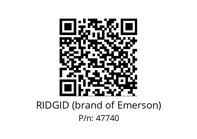   RIDGID (brand of Emerson) 47740