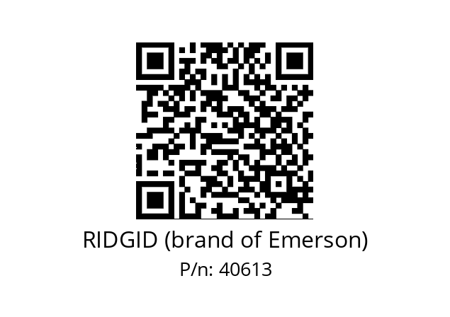   RIDGID (brand of Emerson) 40613