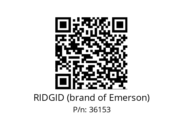   RIDGID (brand of Emerson) 36153