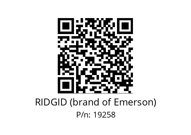   RIDGID (brand of Emerson) 19258