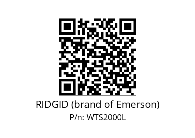   RIDGID (brand of Emerson) WTS2000L