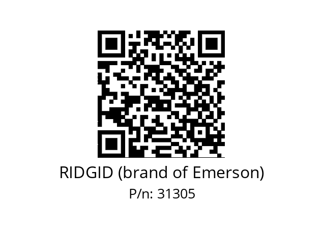   RIDGID (brand of Emerson) 31305