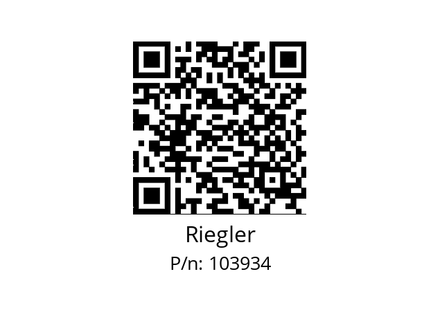   Riegler 103934