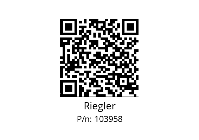   Riegler 103958