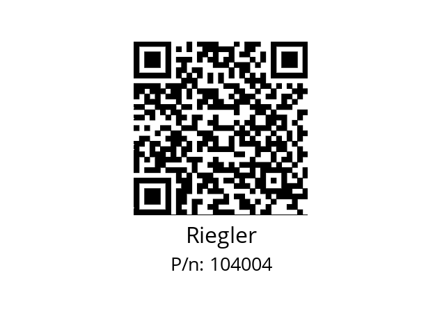   Riegler 104004