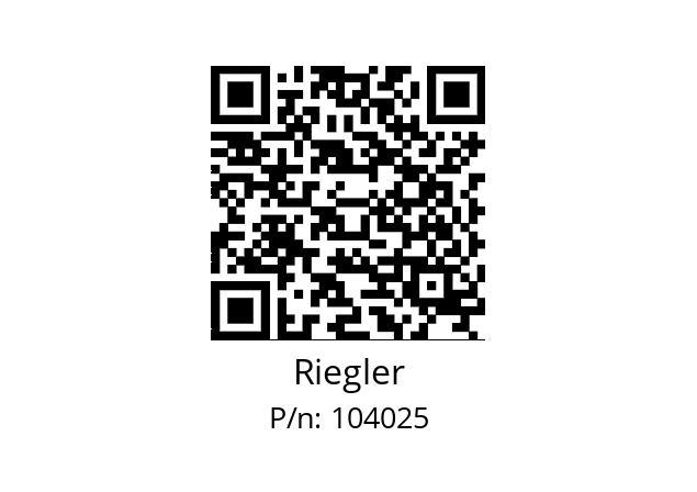   Riegler 104025