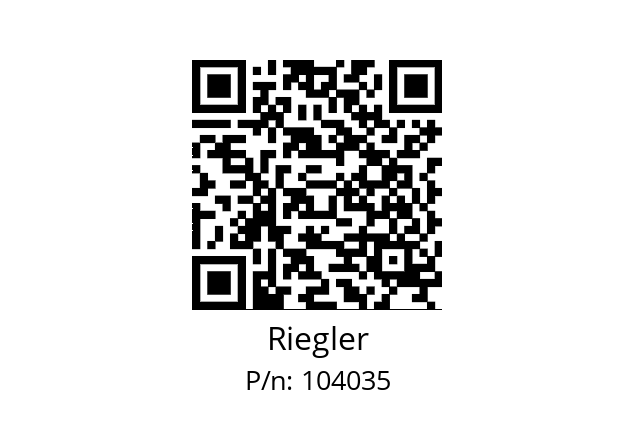   Riegler 104035