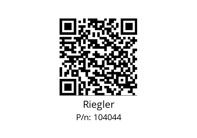   Riegler 104044