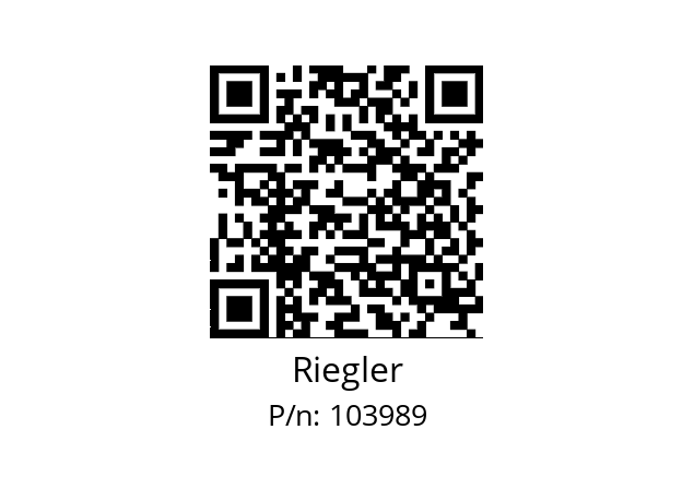   Riegler 103989