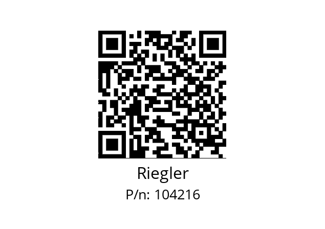   Riegler 104216