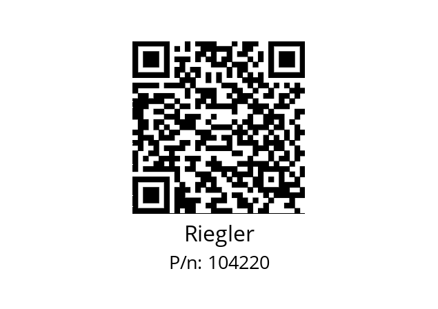   Riegler 104220